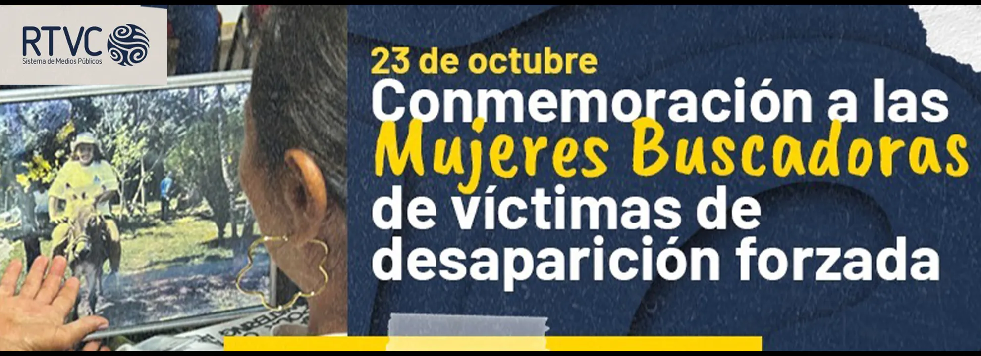 RTVC rinde homenaje a las mujeres buscadoras con una programación especial