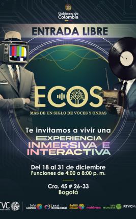ECOS, la experiencia inmersiva interactiva gratis en Bogotá