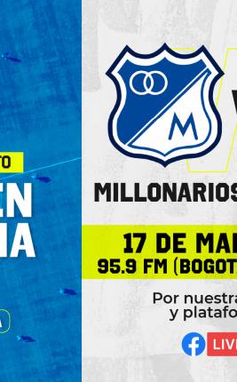 ¡Hoy Superclásico! Millonarios vs Nacional