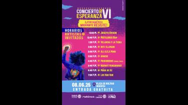 Horarios del Concierto de la Esperanza
