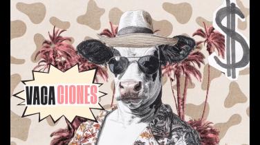 Un chancho y una vaca llegan a RTVC para hablar de economía