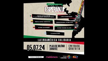 RTVC presenta el "Concierto de la Esperanza" en la Plaza de Bolívar de Bogotá