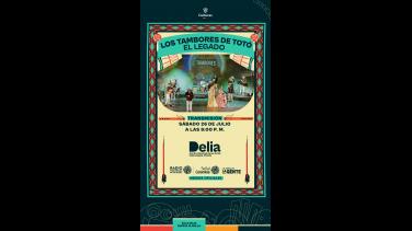 "Los tambores de Totó", la primera transmisión por radio y televisión pública como medios oficiales del Centro Nacional de las Artes