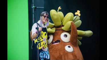 Frailejón Ernesto Pérez brilló en el Festival Cordillera junto a Aterciopelados