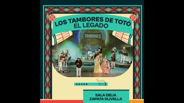 "Los tambores de Totó", la primera transmisión por radio y televisión pública como medios oficiales del Centro Nacional de las Artes