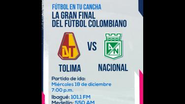 La gran final por Radio Nacional de Colombia ¡Fútbol para todas las regiones!