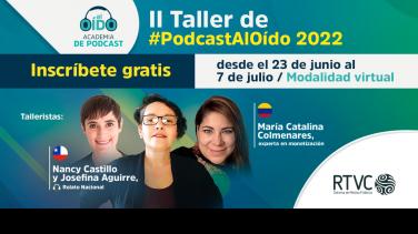 Las propuestas seleccionadas para nuestro taller de Podcast al Oído