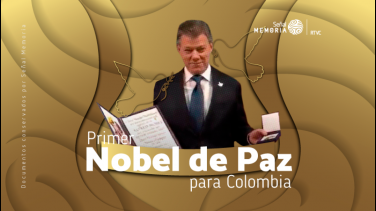 Señal Memoria recuerda el único Nobel de Paz que ganó Colombia