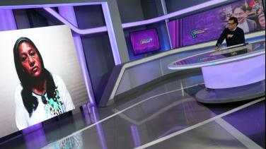 EXCLUSIVO EN NOCHES DE OPINIÓN: Hollman Morris habla con Aída Quilcué en su primera entrevista como candidata a la Vicepresidencia