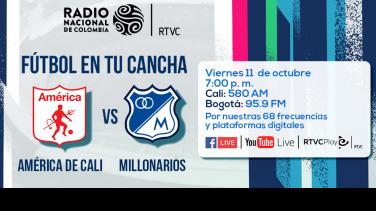 Millonarios quiere seguir su buena racha como visitante frente al líder América