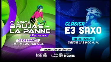 Vive la emoción del ciclismo femenino y masculino este jueves y viernes por Señal Colombia  