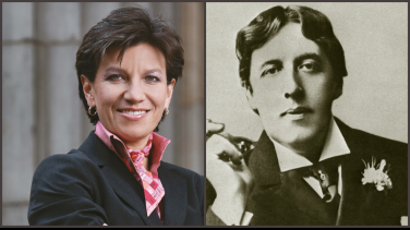 Claudia López y Oscar Wilde