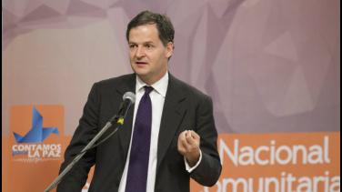 Alto comisionado de paz Sergio Jaramillo