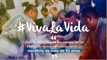 ¡Dejación de las armas de las Farc!