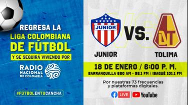 Regresa la Liga Colombiana de fútbol, escúchala por Radio Nacional de Colombia