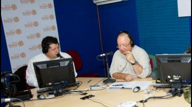 Ministro de Defensa, Luis Carlos Villegas, visita Radio Nacional de Colombia