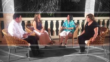 Mariana Garcés, Lina Rodríguez, Adelfa Martínez, en Conversemos de Economía