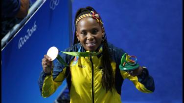 Ingrit Valencia lista para los cuartos de final en París 2024: escuche el combate y no se pierda de un solo puño