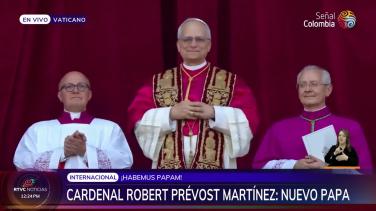 El nombre del nuevo papa se conoció por el Sistema de Medios Públicos RTVC