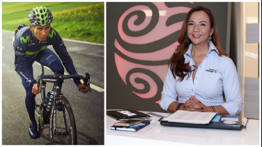 ´Goga“ Ruiz y Nairo Quintana, protagonistas de Ruta del Sur