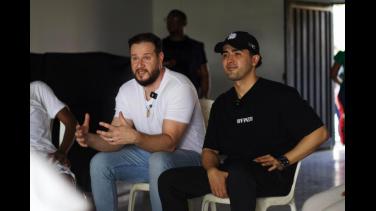 Diego Ruzzarin conversó con bonaverenses del programa Jóvenes en Paz