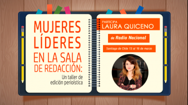 Laura Quiceno partipa en taller de Redacción