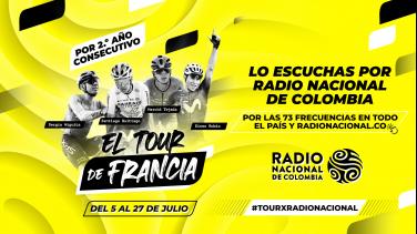 El Tour de Francia se vivió intensamente por Radio Nacional de Colombia