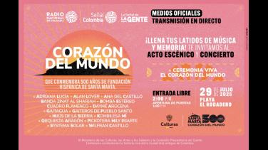 Wilfran Castillo, Adriana Lucía, Ana del Castillo, Bomba Estéreo, Orquesta Aragón, Daymé Arocena y más, en la transmisión en directo del ‘Concierto Corazón del Mundo’
