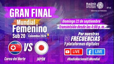 Corea del Norte vs. Japón, imperdible por Radio Nacional de Colombia