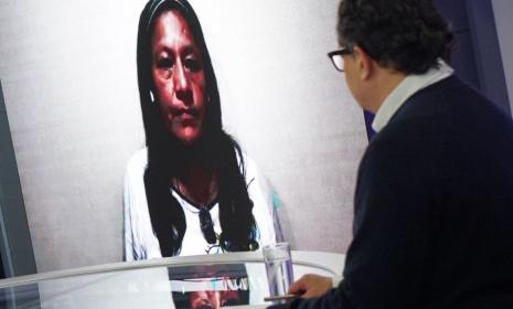 EXCLUSIVO EN NOCHES DE OPINIÓN: Hollman Morris habla con Aída Quilcué en su primera entrevista como candidata a la Vicepresidencia