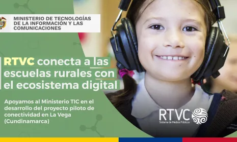 RTVC conecta a estudiantes de La Vega, Cundinamarca, con el mundo digital 