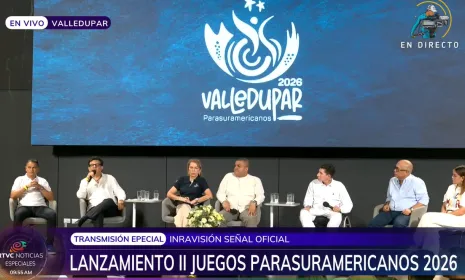 Inravisión transmitirá las emociones de los Juegos Parasuramericanos Valledupar 2026