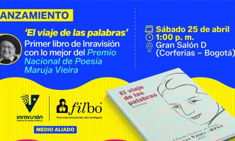  ‘El viaje de las palabras’, el primer libro de poesía de Inravisión que será lanzado en la FILBO