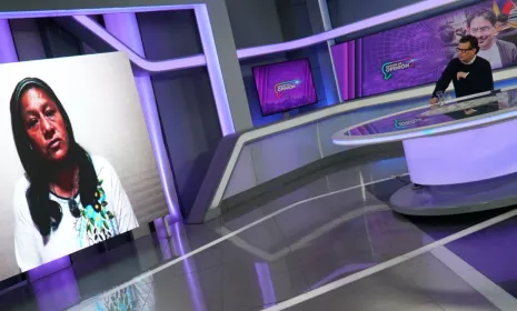 EXCLUSIVO EN NOCHES DE OPINIÓN: Hollman Morris habla con Aída Quilcué en su primera entrevista como candidata a la Vicepresidencia