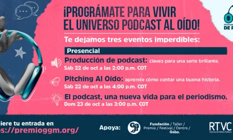 Cinco razones para no perderte el III Festival Iberoamericano de Podcast al Oído