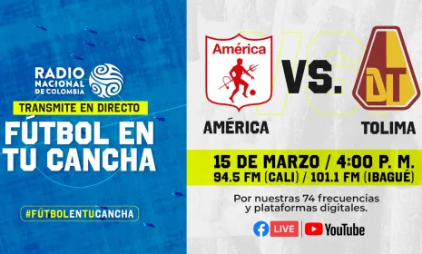 América vs Tolima: un partido que podría definir el semestre, por Radio Nacional de Colombia