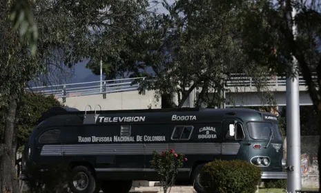 Bus ubicado en la calle 26 con 45, la primera móvil del país