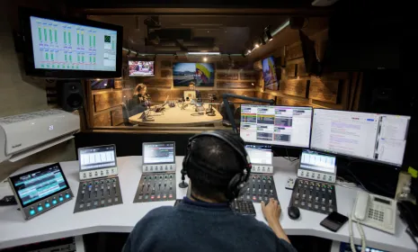 Cabina de radio RTVC - Infraestructura