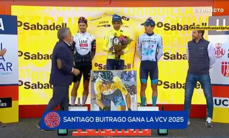 Santiago Buitrago es el campeón de la Vuelta a la Comunidad  Valenciana y se vivió por Señal Colombia