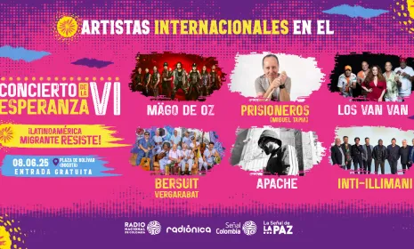 ¡Gratis! Concierto con legendarios artistas internacionales: un cartel de lujo con entrada libre