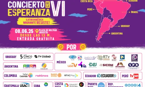 ¡16 países y más de 30 canales de televisión! Latinoamérica y el Caribe vivirán en directo el Concierto de la Esperanza 