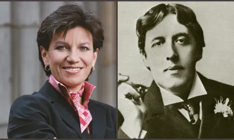 Claudia López y Oscar Wilde