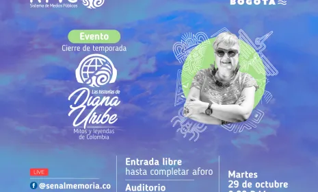 Diana Uribe cierra temporada con un conversatorio sobre la importancia de los mitos y leyendas para la identidad colombiana