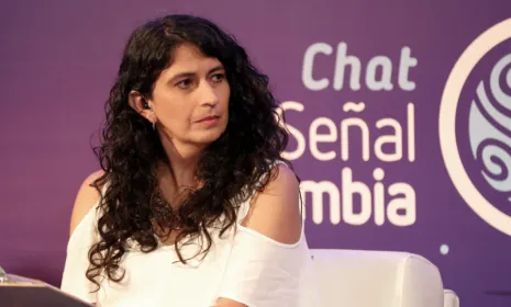 Diana Diaz en Chat de Señal Colombia