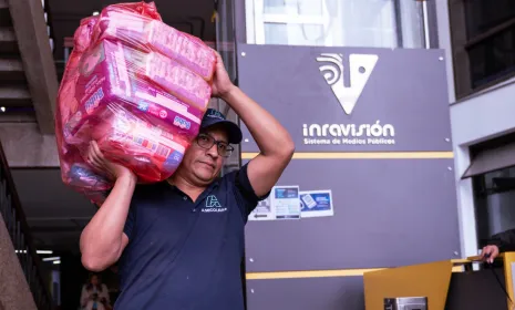 El Sistema de Medios Públicos se une a la campaña "Colombia, un solo corazón", cin una gran donación para los damnificados del terremoto
