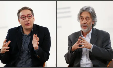 Fernando Quijano y Juan Carlos Ramírez, en Conversemos de Economía