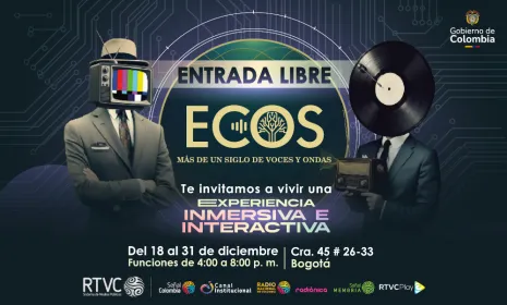 ECOS, la experiencia inmersiva interactiva gratis en Bogotá