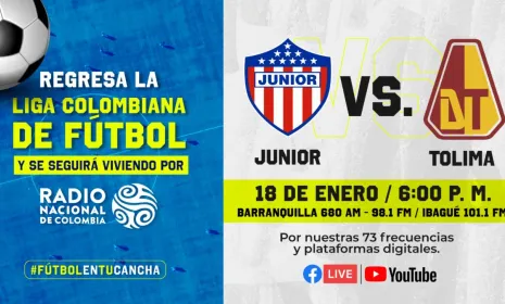 Regresa la Liga Colombiana de fútbol, escúchala por Radio Nacional de Colombia