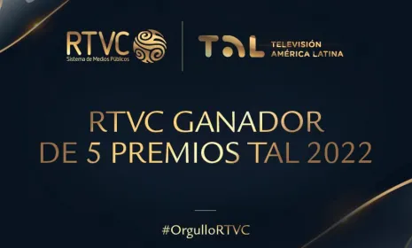 RTVC ganador de 5 Premios TAL 2022