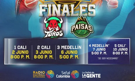 Las finales de la Liga Señal Colombia de Baloncesto: Toros del Valle y Paisas se juegan el título